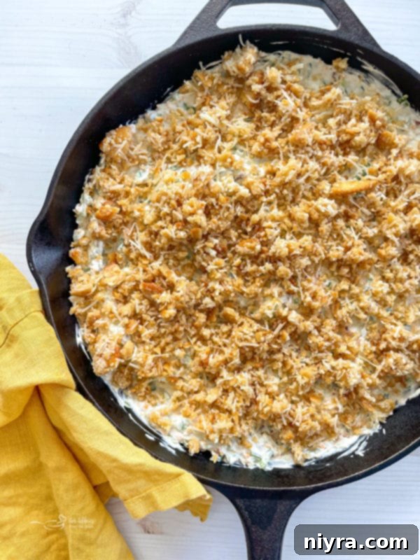 Baked Jalapeño Popper Dip 8 dip with crushed crackers on top