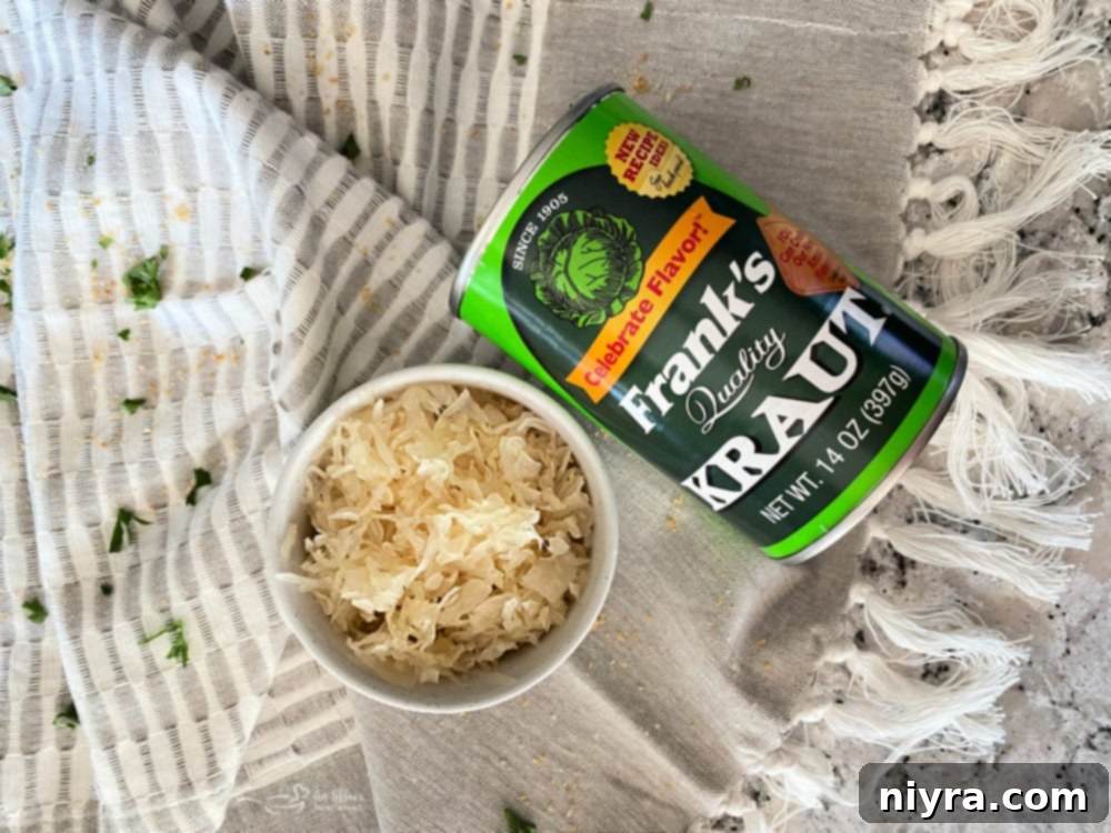 Sauerkraut in a bowl with a fork