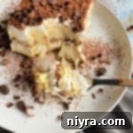 tiramisu on a white plate