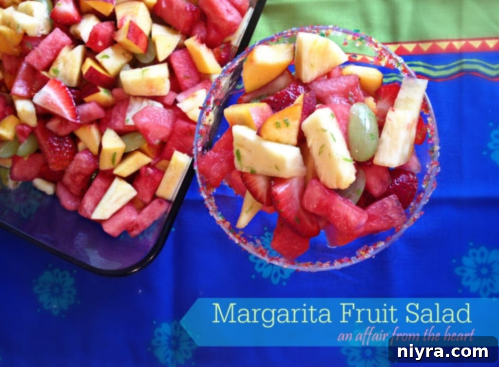 Margarita Fruit Salad close up