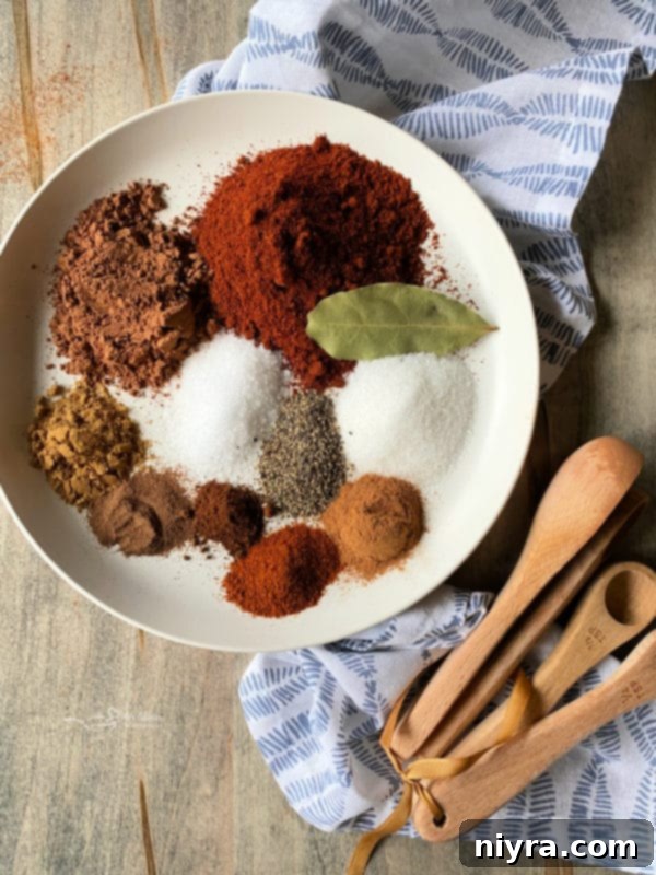 various spices laid out on a plate, highlighting the unique blend for Cincinnati Chili