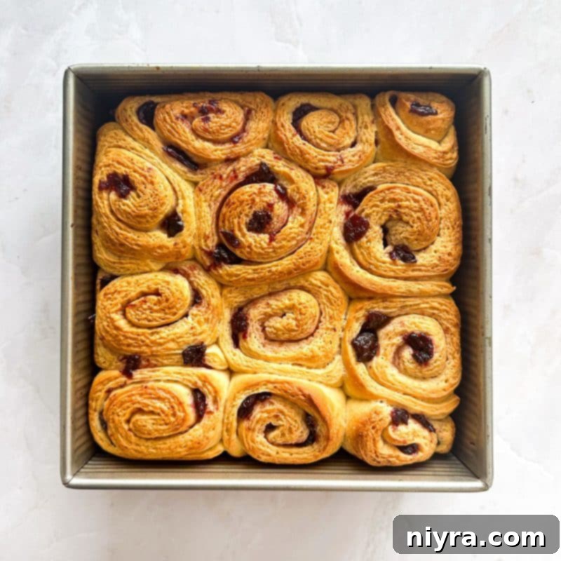 Zesty Cherry Limeade Sweet Rolls 15 Freshly baked Cherry Limeade Sweet Rolls, golden brown and still warm from the oven.