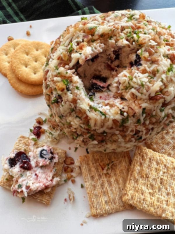 Dorothy's Holiday Cheese Ball