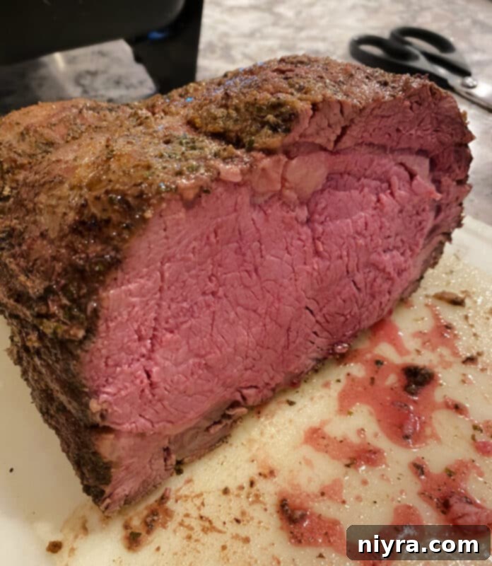 Serving Prime Rib with Au Jus