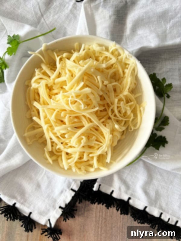 Jisa Farmstead Monterey Jack Cheese with a textured background