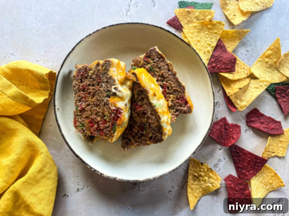 Taco Meatloaf Slices