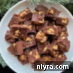 Candy bar fudge with Snickers