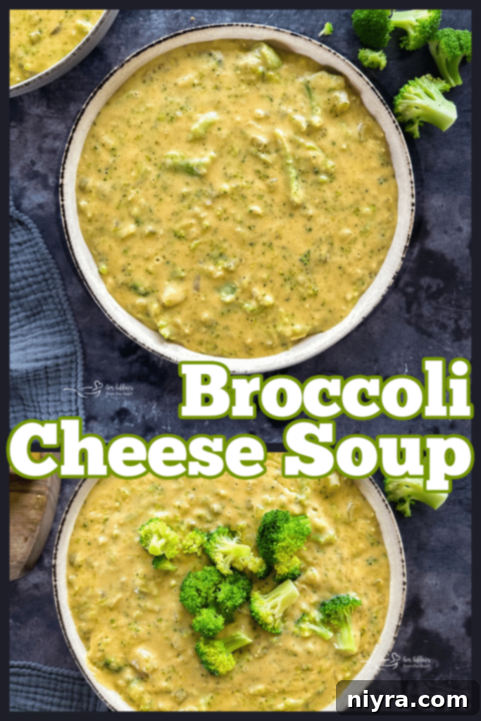 Slow cooker preparing broccoli cheese soup