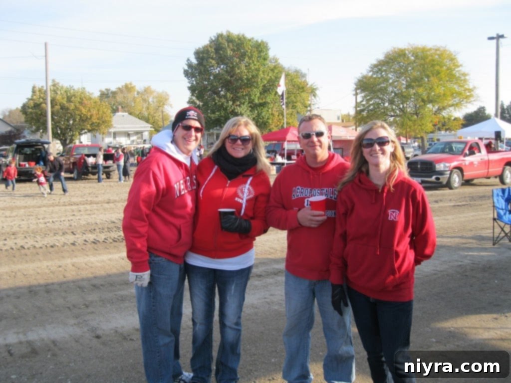 Tailgating in the cold