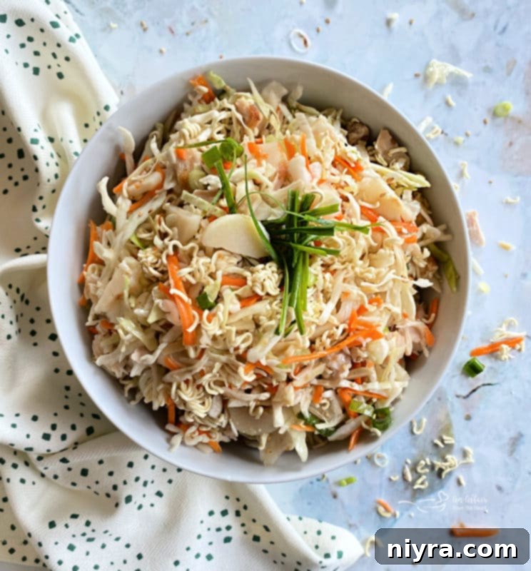 Two plates of Chinese Chicken Salad