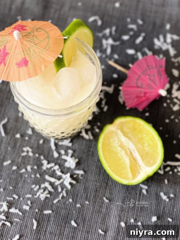 Enjoying Mini Vacation Cocktails together