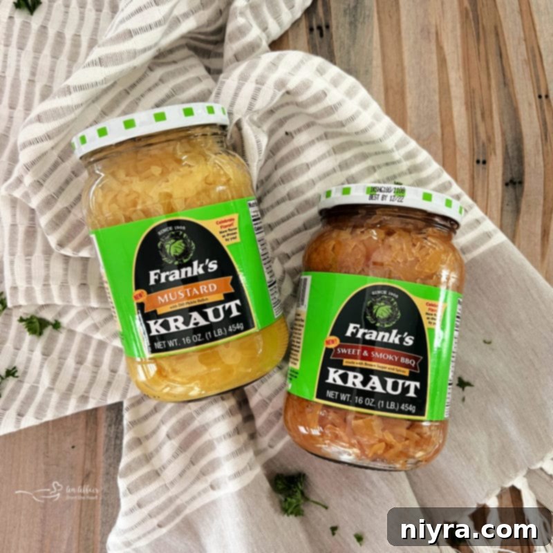 Two new flavors of Frank's Kraut