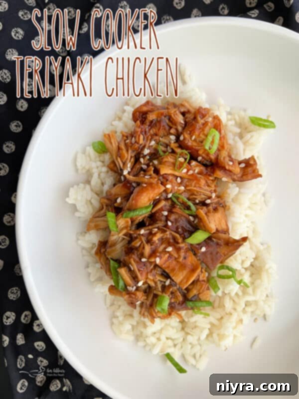 Hero shot of Slow Cooker Chicken Teriyaki