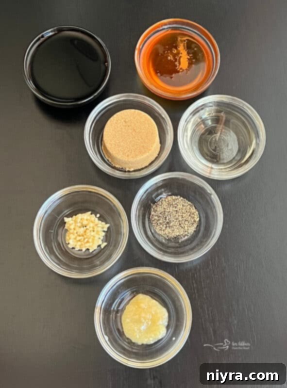 Ingredients for Slow Cooker Teriyaki Chicken