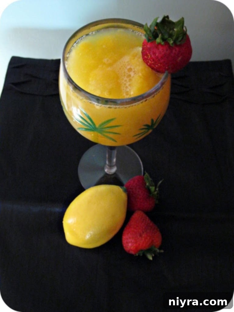 Subzero Vodka Bliss 11 Vodka Slush served in a glass