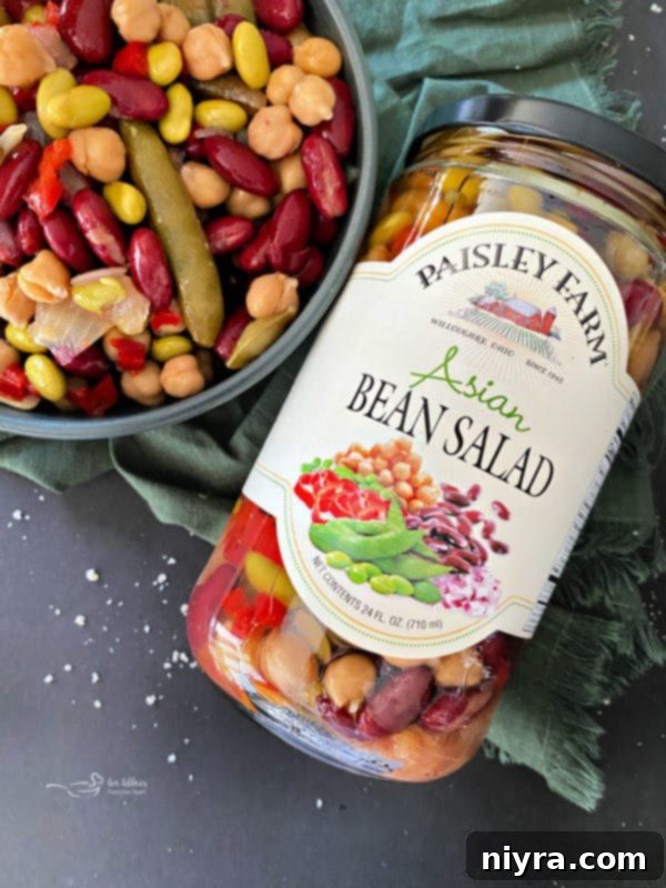 Crispy Air Fryer BBQ Tenders 16 Jar of Paisley Farm Asian Bean Salad