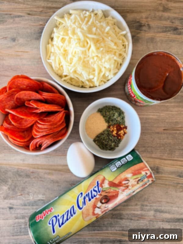 Pepperoni Pizza Bread slices