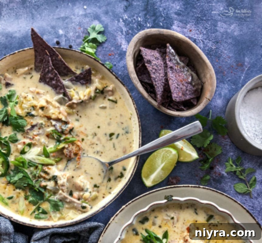 Sour cream and shredded Monterey Jack cheese being stirred into the simmering chili.