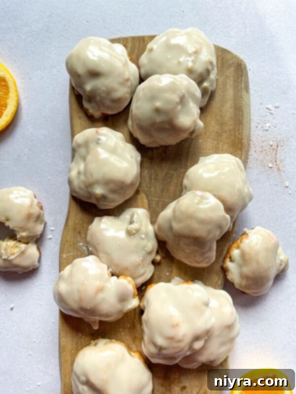 Warm Banana Bliss Bites 5 Bowls of powdered sugar, vanilla extract, and milk for the glaze.