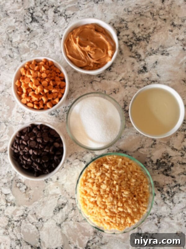 A large log of Scotcheroo Pinwheels before slicing.