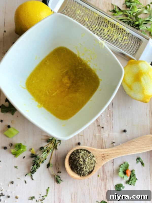 Bright Mediterranean Celery Olive Salad 6 Ingredients for the Mediterranean Celery Salad dressing: olive oil, lemon, Italian seasoning, tarragon, and black pepper.