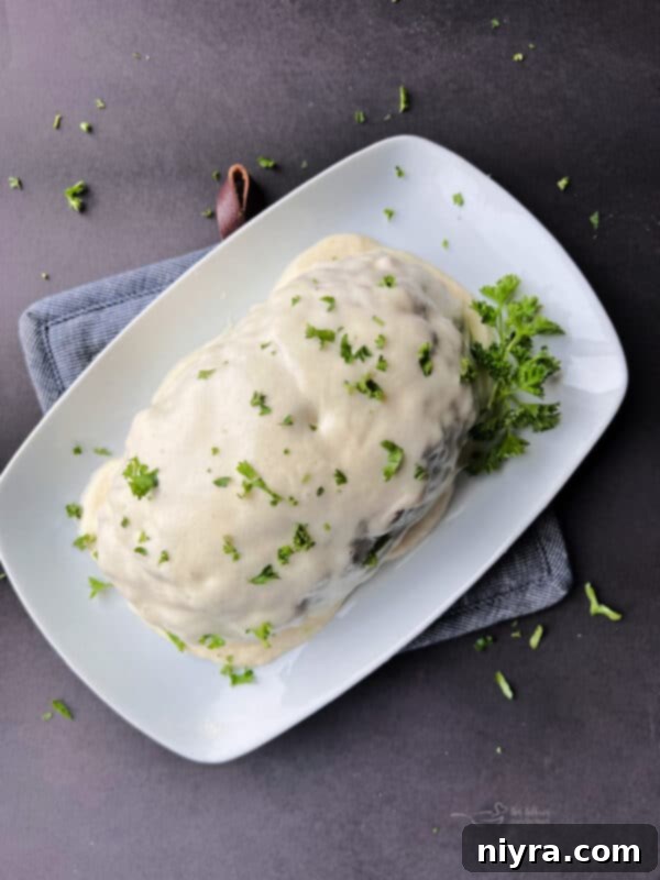 Reuben Meatloaf on a serving platter