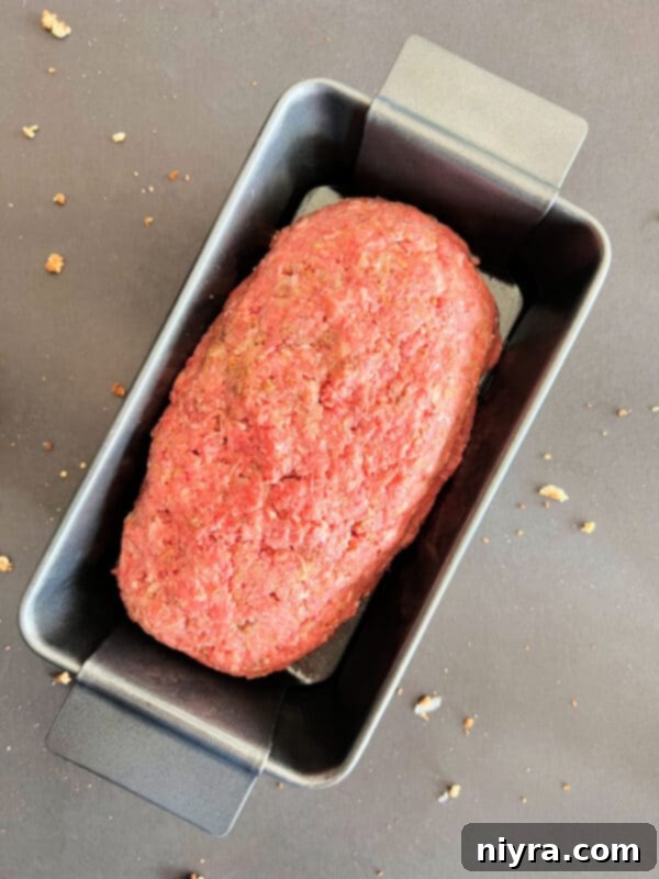 Reuben meatloaf ingredients mixed in a bowl