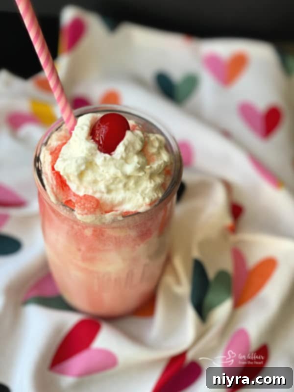 Sparkling Shirley Temple Float 3 Shirley Temple Float ingredients