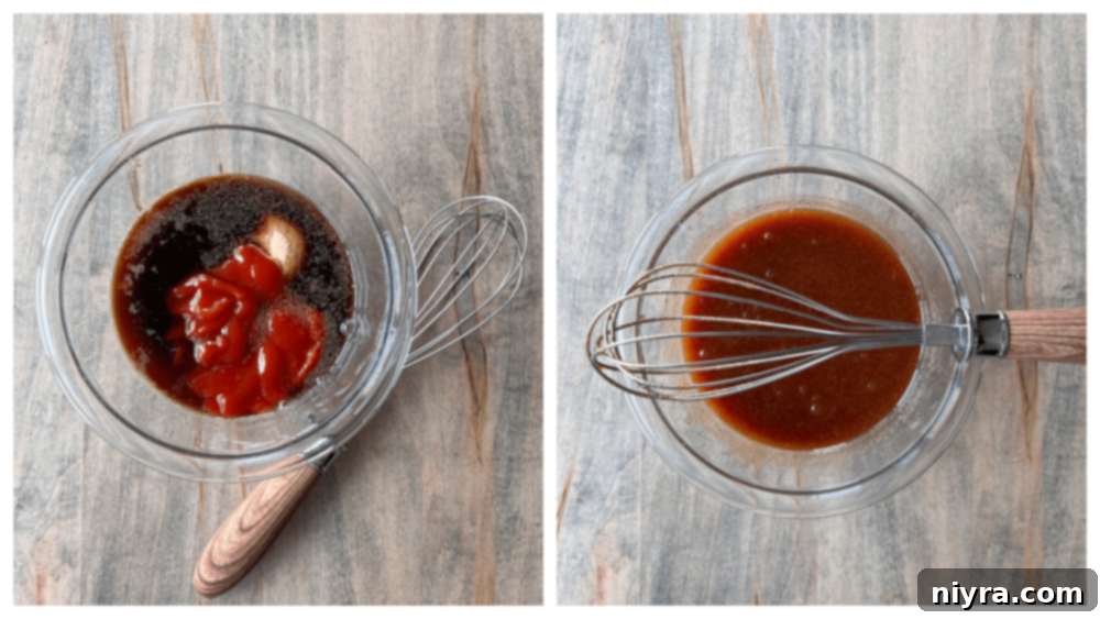 Draining and slicing pickled Brussels sprouts