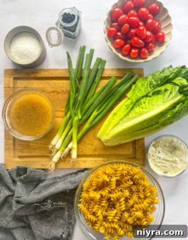 Classic BLT Pasta Salad 4 Ingredients for BLT Pasta Salad