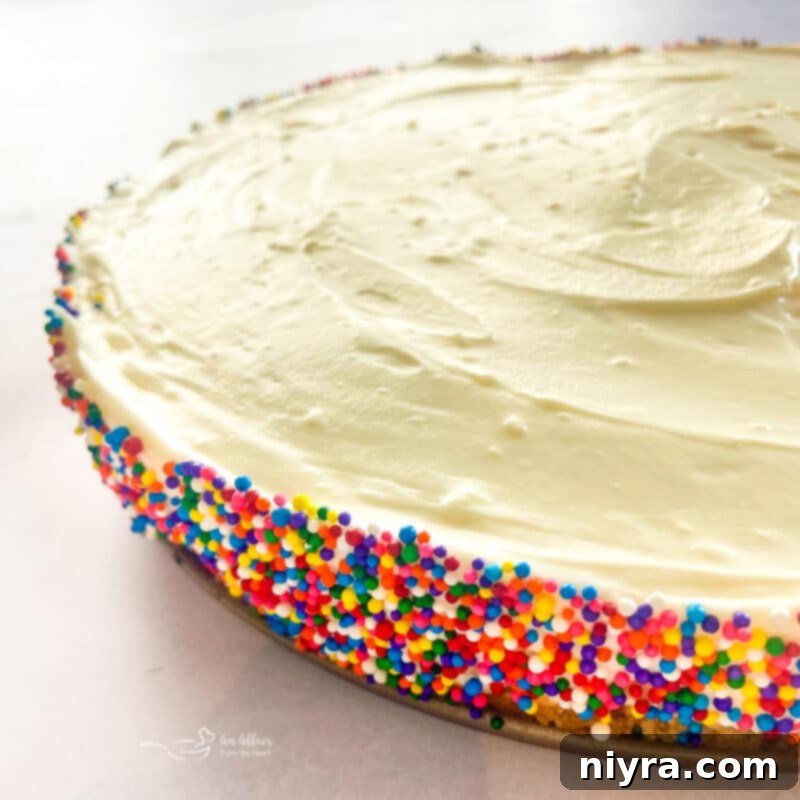 Chilled No-Bake Marshmallow Cheesecake in a springform pan, ready for decoration.