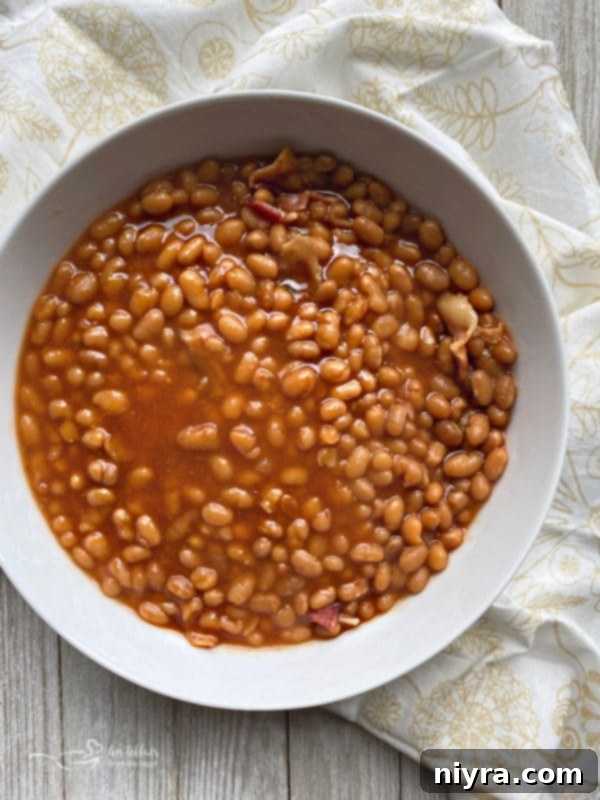 Grandma's Classic Pork 'n Beans, a delicious baked beans recipe.