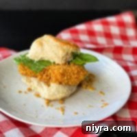 Crispy "Oven-Fried" Chicken in a Biscuit Sandwiches on white plate