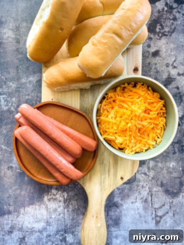 Prep shot for making chili for hot dogs