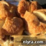 Homemade Sausage, Egg and Cheese Croissant Sandwiches 2 Close up of sandwiches with text