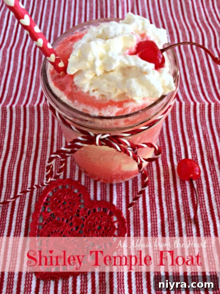 2015's Most Crave-Worthy Sweet Recipes 12 Classic Shirley Temple Float with cherry and soda.