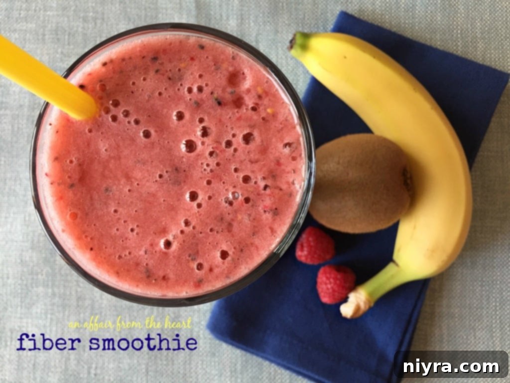 2015's Most Crave-Worthy Sweet Recipes 8 Healthy and refreshing Fiber Smoothie, a sweet and nourishing drink.