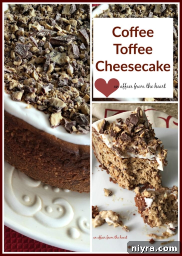 Coffee Toffee Cheesecake