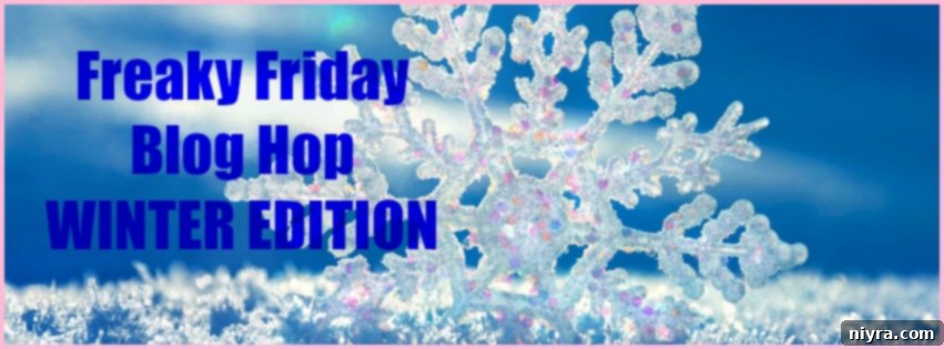 Freaky Friday Winter Edition graphic, featuring a collection of blogger recipes