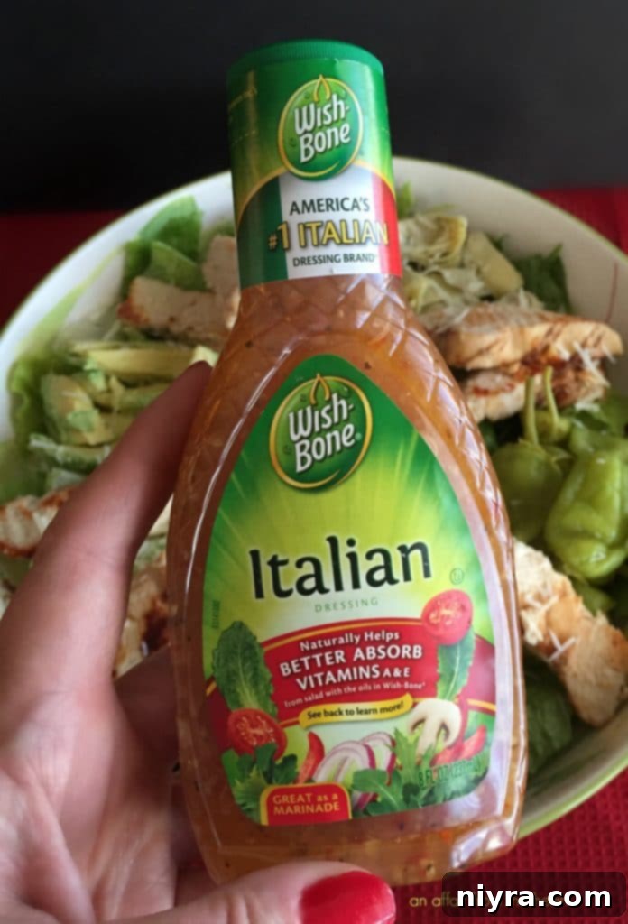 Close-up of Fresh Italian Salad Ingredients