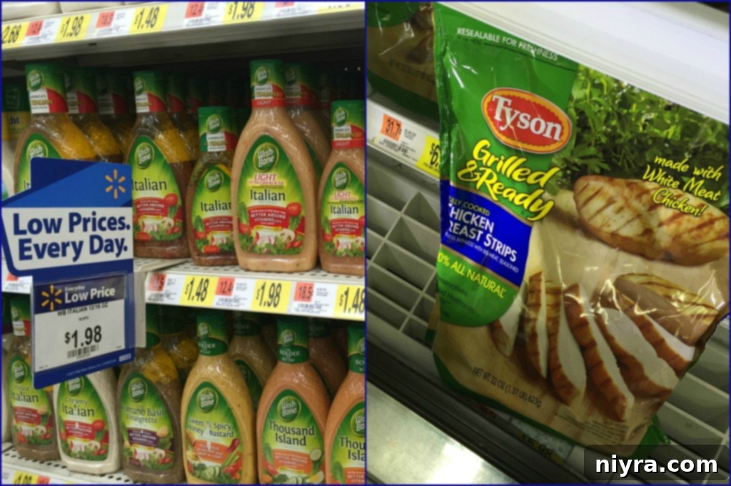 Wish-Bone Italian Dressing and Tyson Grilled & Ready Chicken products