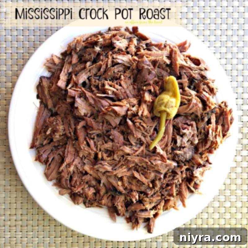 Mississippi Pot Roast 2 Mississippi Crock Pot Roast - An Affair from the Heart