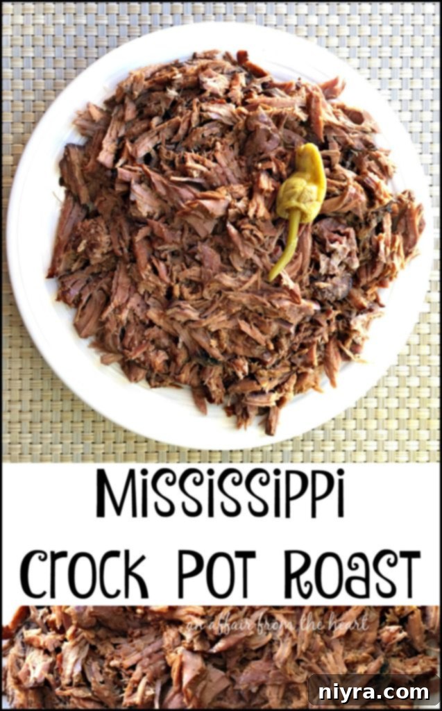 Mississippi Pot Roast 4 Mississippi Crock Pot Roast - An Affair from the Heart