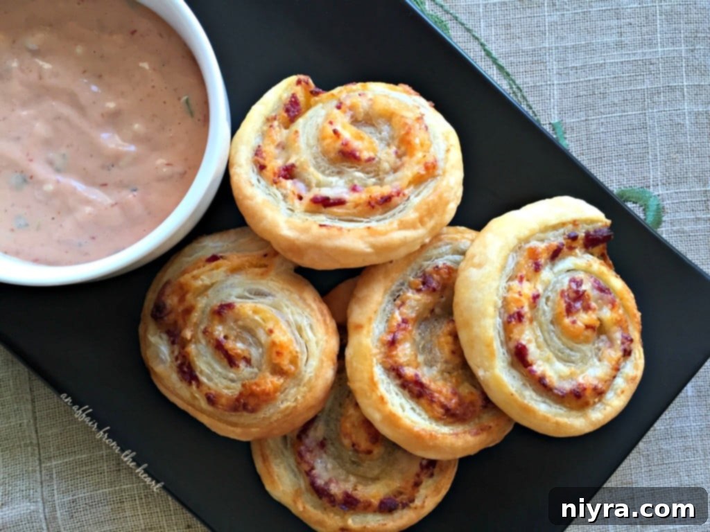 Savory Reuben Spirals 12 Reuben Pinwheels