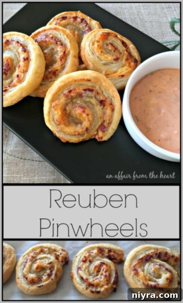 Savory Reuben Spirals 3 Reuben Pinwheels - An Affair from the Heart