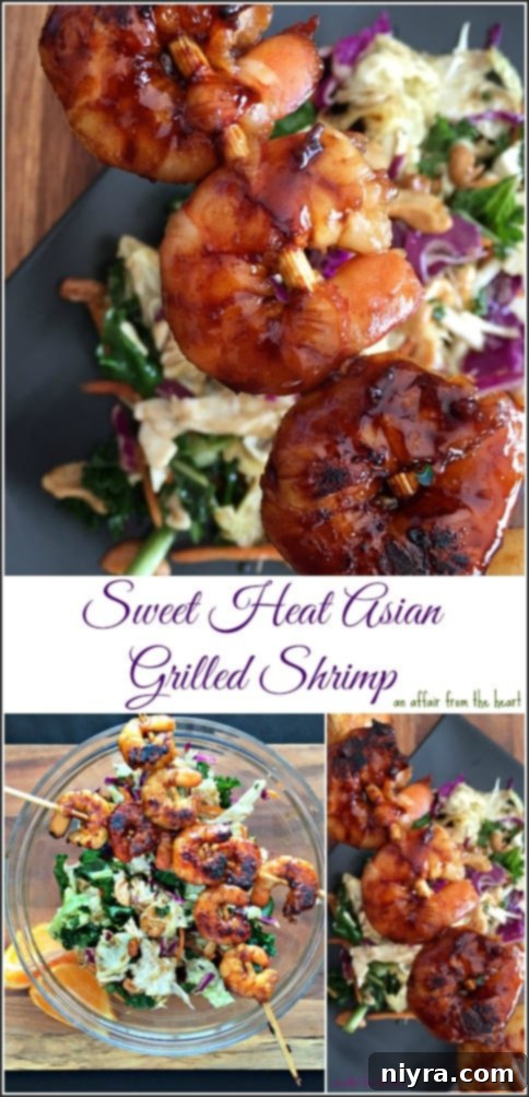 Sweet Heat Asian Grilled Shrimp -- An Affair from the Heart