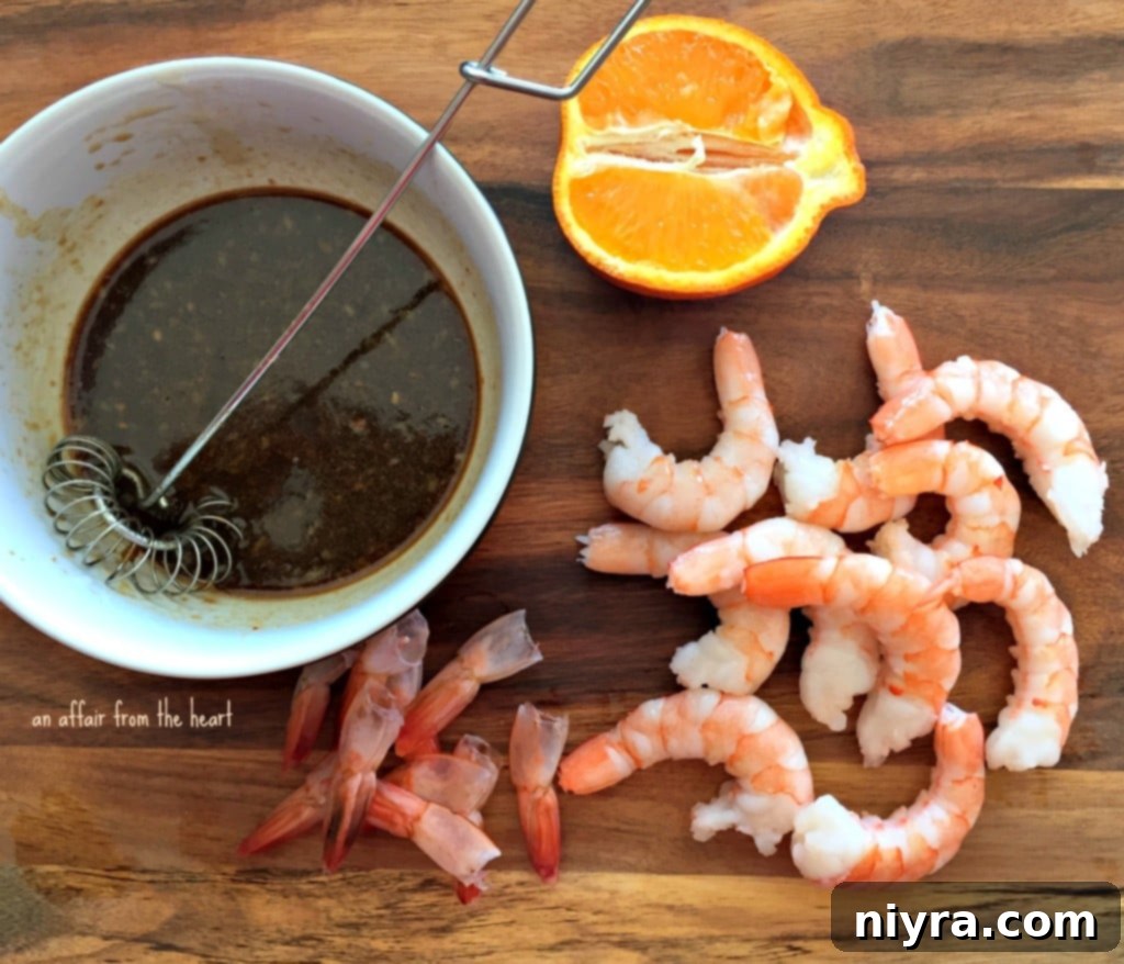 Sweet Heat Asian Grilled Shrimp