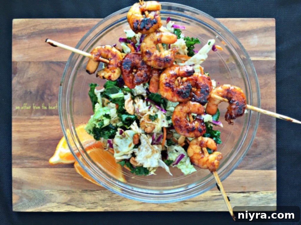 Sweet Heat Asian Grilled Shrimp
