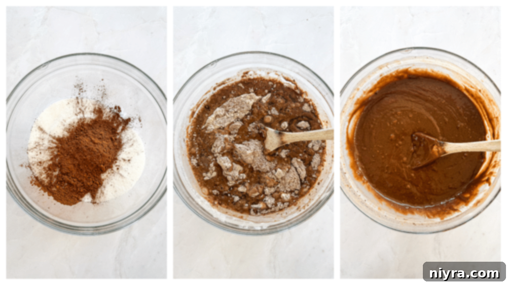 Dry ingredients for Depression Cake in a bowl