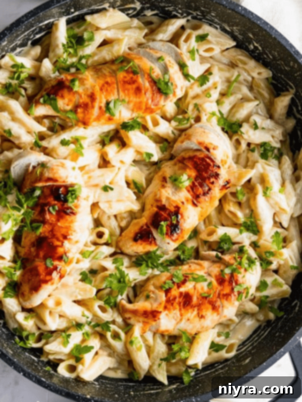 CREAMY CHICKEN PENNE PASTA STORY Poster Image